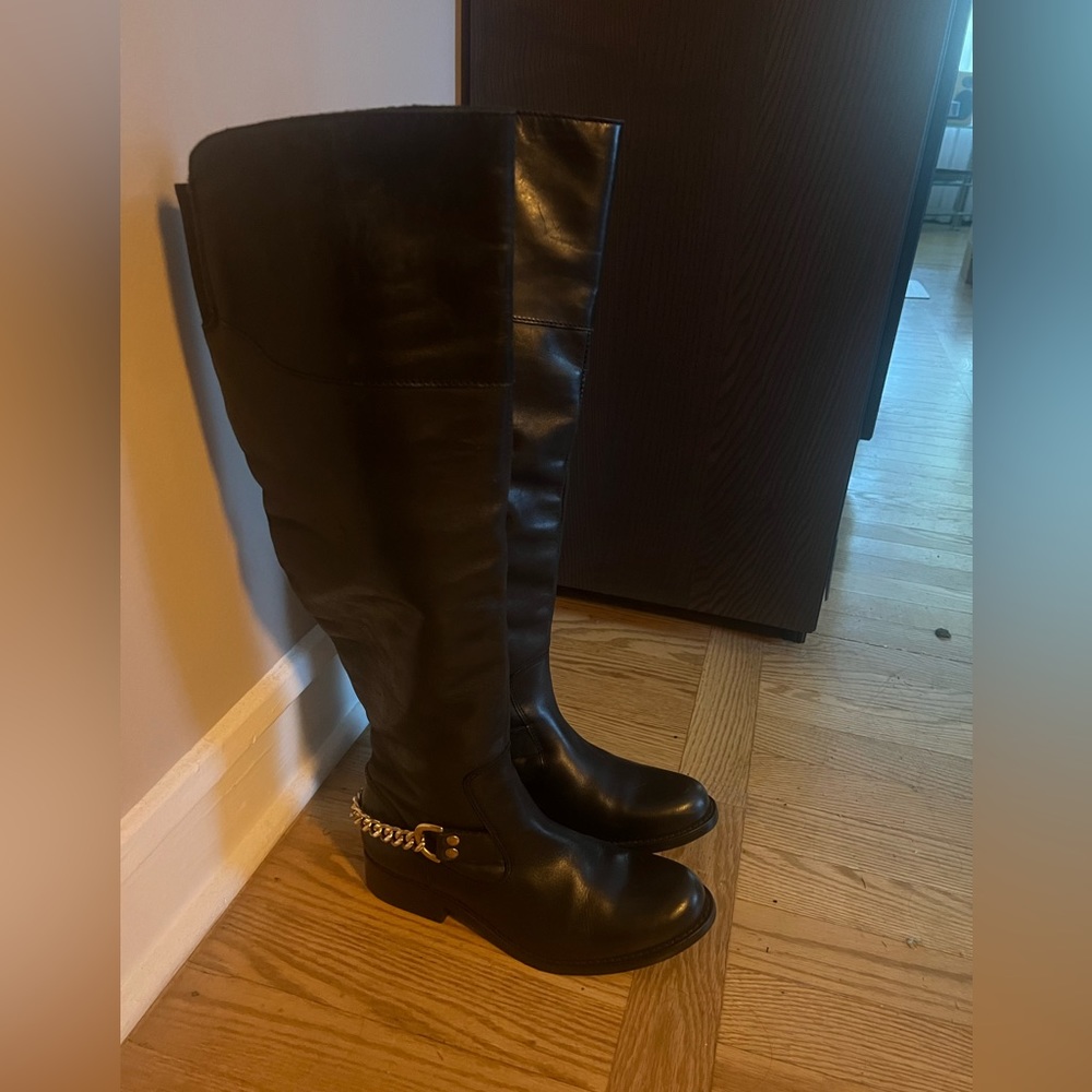 Steve Madden leather riding boots 6.5